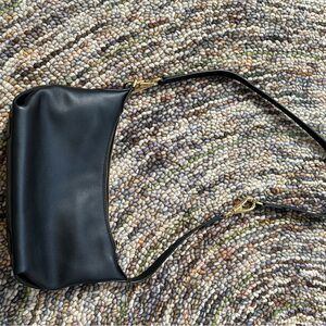 Polo by Ralph Lauren Black Leather Shoulder Bag